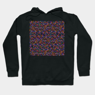 Rainbow Sprinkles Pattern Hoodie